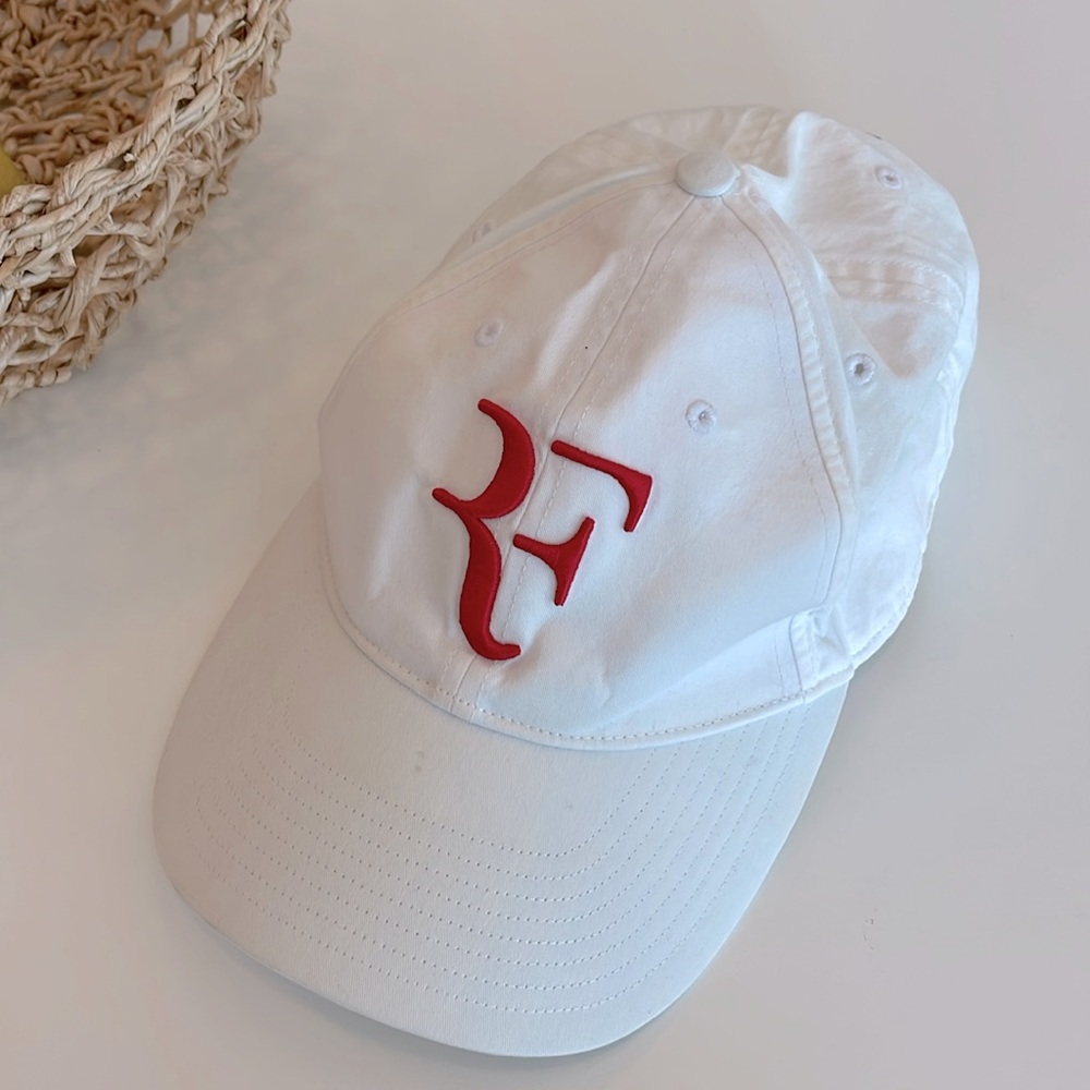 Roger Federer tennis cap, white